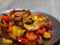 <b>孜然鸡脆骨 做法步骤</b>